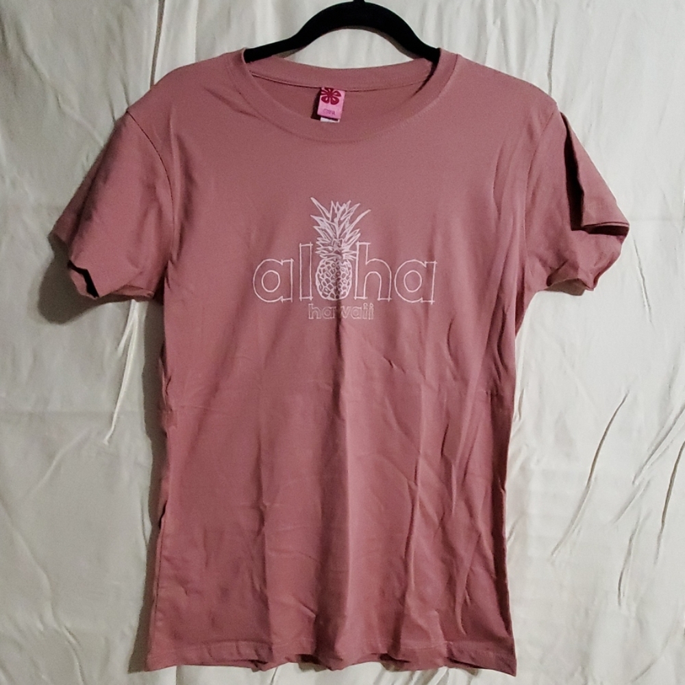 Island Girl Dark Pink T-Shirt